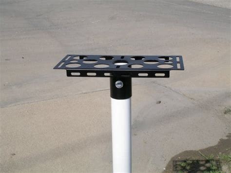 mailbox mounting brackets for round metal pole|shur tite single mailbox bracket.